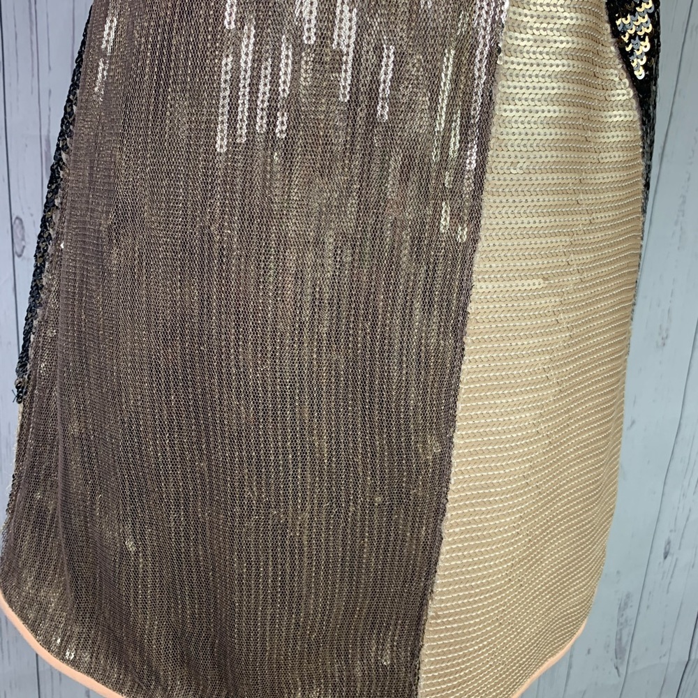 Alice + Olivia | sequin tank colorblock dress - Picture 3 of 8